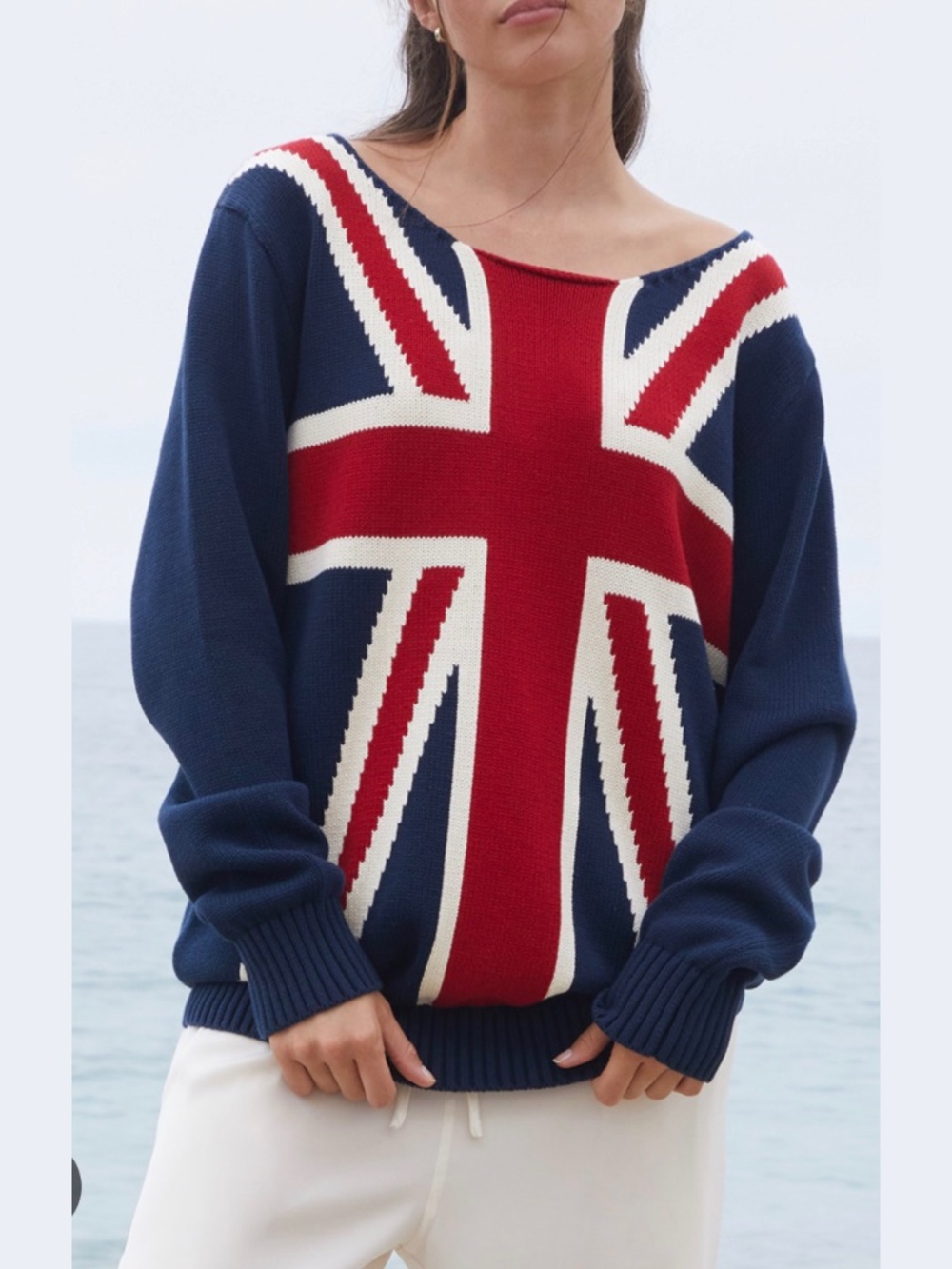 NWT John Galt UK Flag Nico Sweater